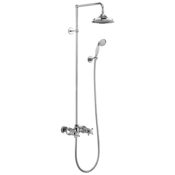 Burlington Eden Thermostatic Exposed Mixer Shower with Kit