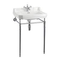 Burlington Edwardian Basin with Regal Washstand - Chrome