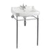Burlington Edwardian Basin with Regal Washstand - Chrome