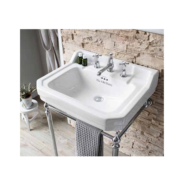 Burlington Edwardian Modern Basin with Washstand - 560mm
