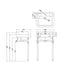 Burlington Edwardian Modern Basin With Washstand And Towel