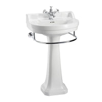 Burlington Edwardian Round Basin With Full Pedestal