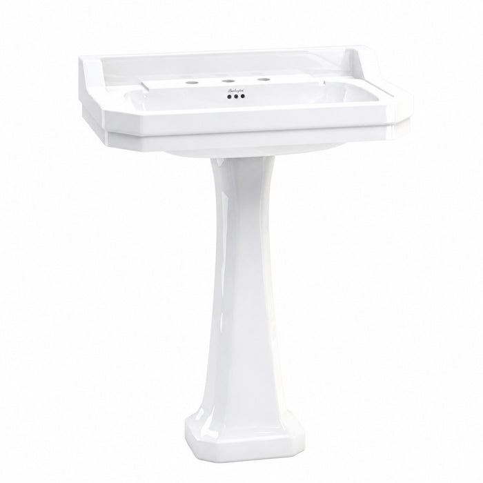 Burlington Edwardian Basin With Full Pedestal