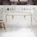 Burlington Edwardian White Double Basin with Washstand