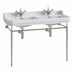 Burlington Edwardian White Double Basin with Washstand