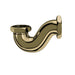 Burlington Exposed Shallow P Trap - Gold Toilet Accessories