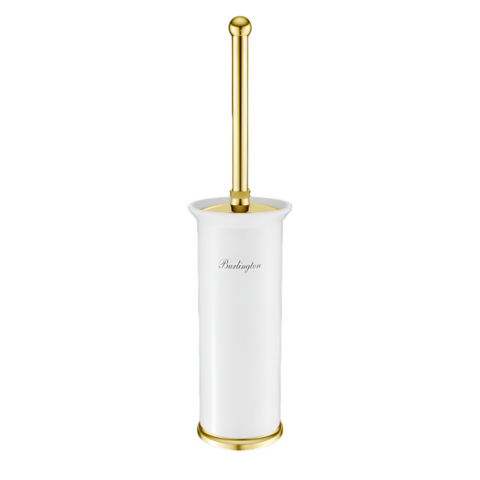 Burlington Freestanding Toilet Brush Holder - Gold - Toilet