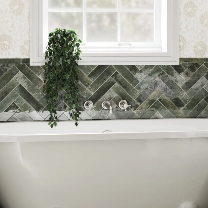 Burlington Guild 3 Hole Wall Mounted Bath Tap - Wall