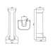 Burlington Guild Basin With Full Pedestal - 850mm Wide