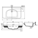Burlington Guild Basin With Full Pedestal - 850mm Wide