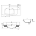 Burlington Guild Basin With Full Pedestal - White - Full