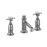 Burlington Guild Deck Mounted 3 Hole Basin Mixer Tap