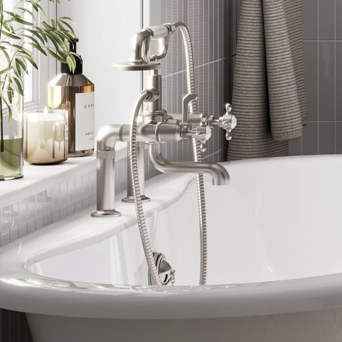 Burlington Guild Deck Mounted Bath Shower Mixer Tap