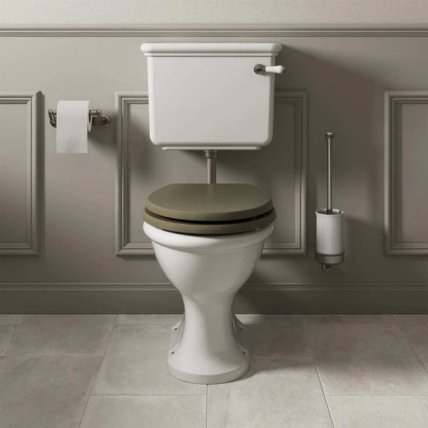 Burlington Guild Low Level Toilet With Lever Cistern and Flush Kit