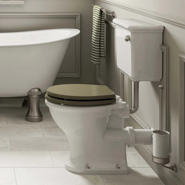 Burlington Guild Low Level Toilet With Lever Cistern and Flush Kit