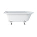 Burlington Hampton Back to Wall Showering Bath with Legs