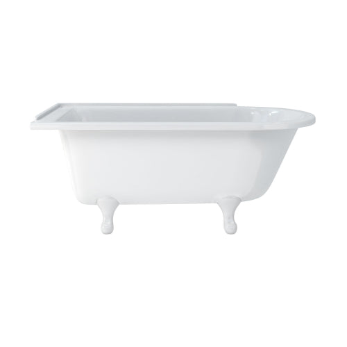 Burlington Hampton Back to Wall Showering Bath with Legs