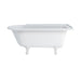 Burlington Hampton Back to Wall Showering Bath with Legs