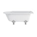 Burlington Hampton Back to Wall Showering Bath with Legs