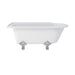 Burlington Hampton Back to Wall Showering Bath with Legs