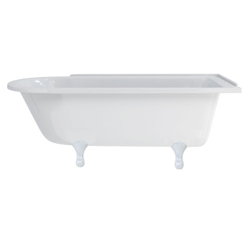 Burlington Hampton Back to Wall Showering Bath with Legs