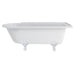 Burlington Hampton Back to Wall Showering Bath with Legs