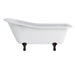 Burlington Harewood 1700 Slipper Acrylic Bath