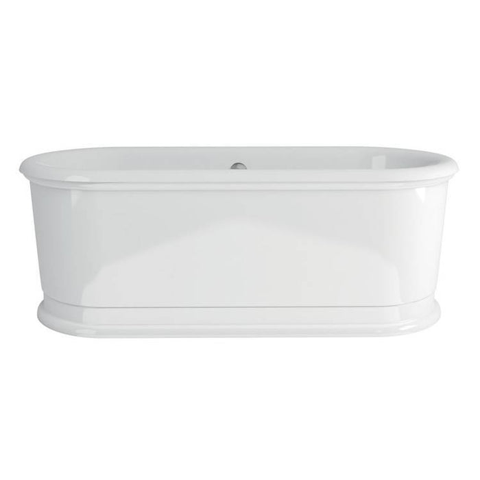 Burlington London Acrylic Double Ended Freestanding Bath - 1800mm x 850mm