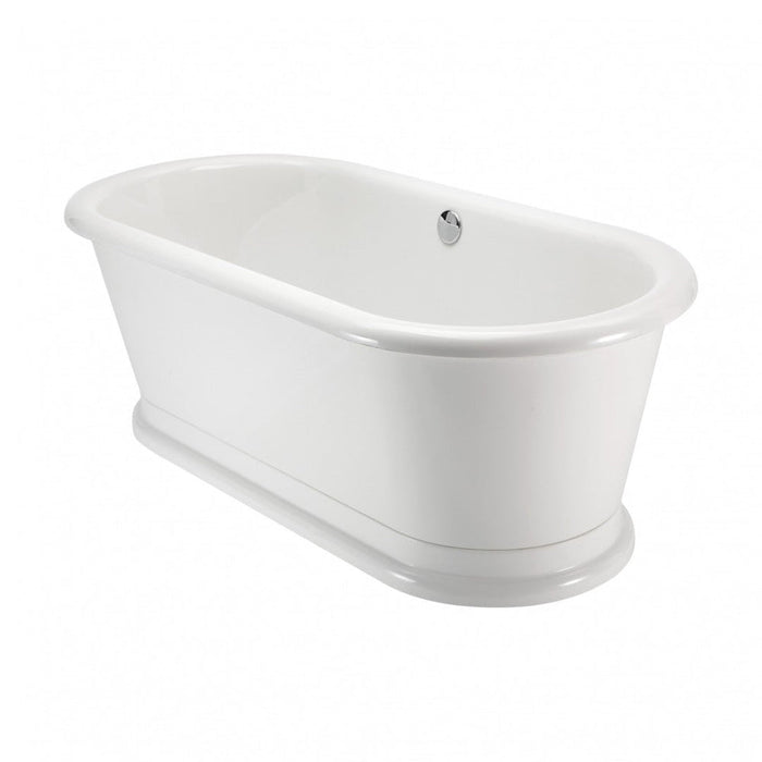 Burlington London Acrylic Double Ended Freestanding Bath - 1800mm x 850mm