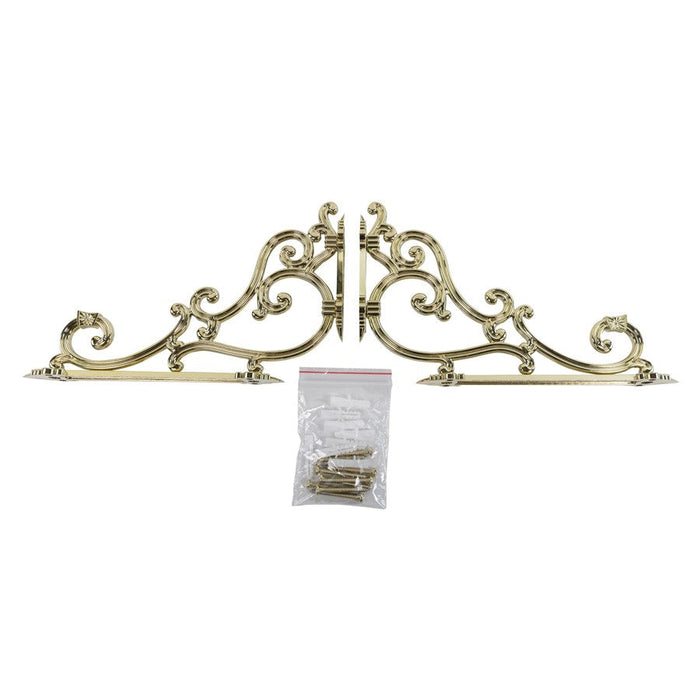 Burlington Ornate Medium Brackets - 154mm x 10mm x 232mm