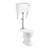 Burlington Regal Medium Level Toilet With Cistern And Flush