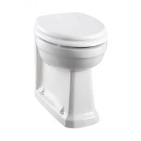 Burlington Rimless Back To Wall Traditional Toilet - Toilets