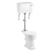 Burlington Rimless Medium Level Toilet With Cistern