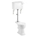 Burlington Rimless Medium Level Toilet With Cistern