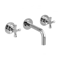 Burlington Riviera 3 Hole Wall Mounted Basin Mixer Tap