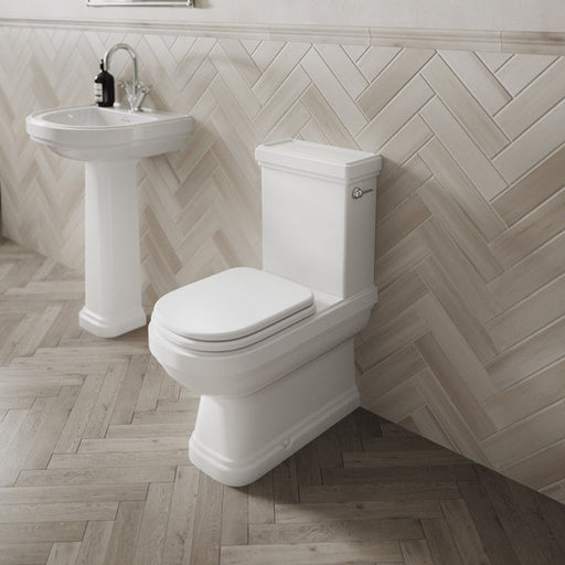 Burlington Riviera Full Back Close Coupled Toilet with Soft