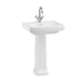 Burlington Riviera Rectangular Basin With Full Pedestal