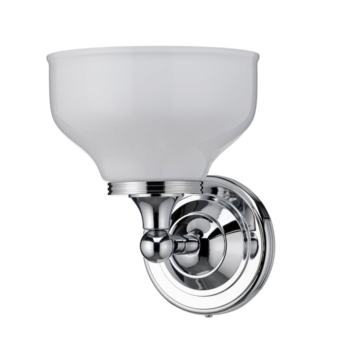 Burlington Round Traditional Bathroom Light With Base