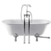 Burlington Stand Pipes with Horizontal Support Bar - Bath