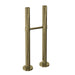 Burlington Stand Pipes with Horizontal Support Bar - Gold