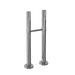 Burlington Stand Pipes with Horizontal Support Bar - Chrome