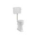 Burlington Standard Low Level Traditional Toilet - Nickel