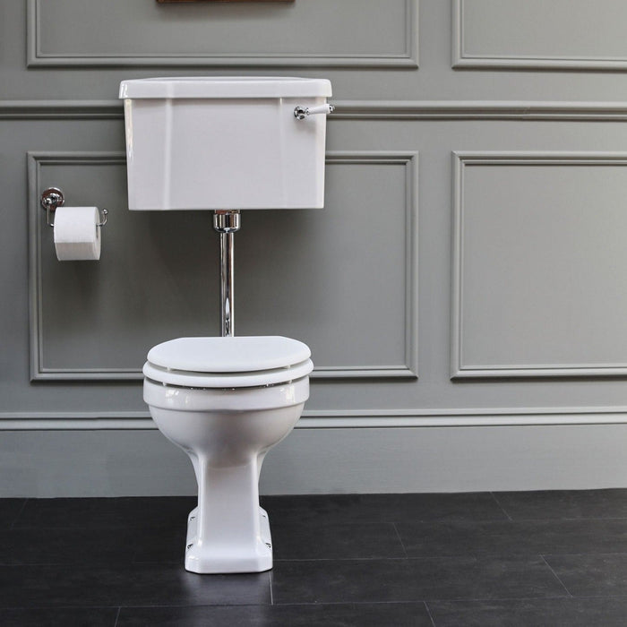 Burlington Standard Low Level Traditional Toilet - Toilets