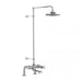 Burlington Tay Bath Shower Mixer With Rigid Riser And Fixed