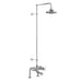 Burlington Tay Bath Shower Mixer With Rigid Riser And Fixed