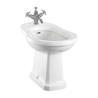 Burlington Traditional Back To Wall Bidet - 1 Tap Hole