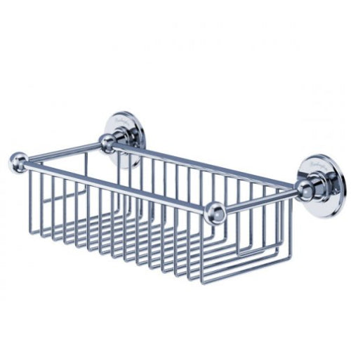 Burlington Traditional Deep Wire Basket Chrome - Shower