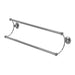 Burlington Traditional Double Towel Rail Chrome - Rings