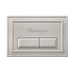 Burlington Traditional Rectangular Flush Plate - Brushed