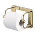 Burlington Traditional Toilet Roll Holder and Cover - Gold